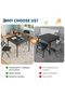Boys and Girls Folding Table and Chairs Set of 2, Portable Table and Chair with Pu Soft Cushion,Suitable for Eating,Reading and Playing (Black) - 7