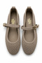 Women's Mary Jane Model Air Comfort Buckle Ballerina Shoes 5404 - 3