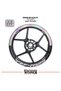 Yamaha Yzf-R125 Wheel Rim Strip – Half Rim Cover & Yzf-R125 Lettering Sticker Set
