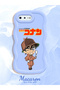 iPhone 7 Plus Compatible Case Camera Protector Blue Silicone Couple Phone Case Conan Pattern - 2