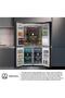 4 Door Refrigerator 583 Litres Net Capacity Glass Black - 3