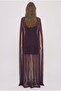 Silvery Thin Elegant Premium Knitwear Cape - 4