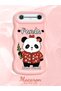 Tecno Pova Slim Compatible Case Camera Protector Pink Silicone Couple Phone Case Panda Pattern - 2