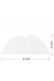 4-pack of disposable cleaning cloths (white) for Dreame D9 robotic vacuum cleaner - 2
