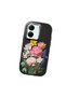 Vivo Y36 Compatible Case Camera Protector Black Silicone Couple Phone Case with Floral Pattern - 3