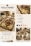 Eta Traditional Patterned Modern Woven Base Decorative Carpet Eta4017 - 4