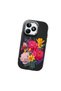 Realme Note 50 Compatible Case Camera Protector Black Silicone Couple Phone Case with Floral Pattern - 3