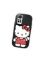 Redmi Note 11 Compatible Case Camera Protector Black Silicone Couple Phone Case with Kitty Pattern - 3