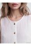 Lcw Vision White Crew Neck Textured Blouse - 3