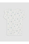 Original Floral Patterned Ruffle Girl's T-Shirt - 3