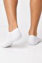 Footie High Cut Invisible Socks 3 Pairs Men's Invisible Ballerina Socks 3-Piece Pack White - 2