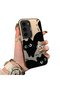 Samsung Galaxy S23 Compatible High-Quality Fun Black Cat Printed Case, Cute Stylish Shock - 2