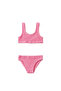 Sofi Mini Italian Crinkle Bikini Set Neon Pink