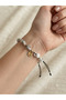 Natural Stone Moonstone Agate String Bracelet Gift for Lover - Men Women Unisex - 2