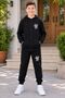 Armikids School Fashion Printed Zippered Tracksuit Set