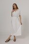 Elastic Waist Dress - White