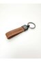 Volkswagen Compatible Leather Keychain Brown Car Key Accessory Brown 1 Pc - 2