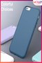Deep Purple Liquid Inside Velvet Matte Silicone Case for iPhone 6/6S Plus - 5