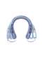 Desselan JKUOO Portable Neck Fan – USB Rechargeable Hands-Free Bladeless Fan, 1–100 Speed Levels, Quiet Wearable Cooling Device for Indoor & Outdoor Use, Adjustable Left-Right Angle (Silver)