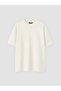 Crew Neck T-Shirt with Embossed Text for Men - 5