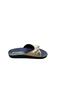 Women's Flat Sole Wrinkled Bow Slippers - 3