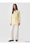 Yellow Tie-Dye Detailed Women's Shirt Tunic - 2
