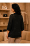 Women's Openwork Knitted Patterned Long Sleeve Knitwear Cardigan (Size 68 Width 56) - 3