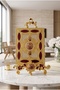Gold Color Embroidered Quran Storage Box and Decorative Stand Set