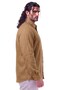 100% Linen Long Sleeve Comfortable Fit Button Collar Summer Shirt Suitable for Men's Large Sizes between 118-145 - 2
