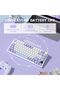 لوحة مفاتيح ميكانيكية لاسلكية ATTACK SHARK ajazz AK820 Pro قابلة للتبديل السريع مع شاشة TFT وأزرار بإضاءة RGB خلفية - 7