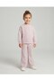 Girl's Seasonal Stoned and Green Trousers 2-3-4-5-6 Years Old Top and Bottom Tracksuit Set - 3