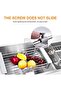 Expandable Dish Drying Rack, Over Sink Dish Drying Rack, Draining Dishes & Fruit Drain- Rustp - 4