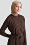 Anvelop Knitwear Dress Bitter Brown - 3