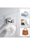 Self-adhesive towel hooks - 2 towel hooks - Screw mounting - Stainless steel 5*5*4.5cm - 5