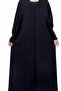 Elegant Embroidered Black Abaya - 4