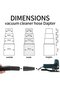 12-Pack Four-Layer Vacuum Hose Adapters 25-42mm Universal Power Tool Connector Dust Removal for Bosch Makita Karcher - 2