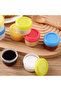 35ml clear plastic condiment jars with swing lids (8 jars per pack) - 3