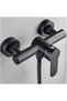304 stainless steel wall-mounted shower faucet, three-way bathtub faucet, hot and cold water mixing faucet, nozzle faucet - 2