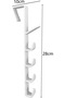 Coat hooks, sturdy and durable, with strong load-bearing capacity, space-saving, stable and long-lasting. - 4