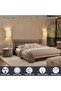 2-Pack Indoor Fabric Wall Lamps with Switch & Stepless Color Temperature Adjustment. - 4