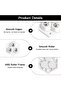 20-piece self-adhesive furniture casters (white), mini flat box storage box wheels for small furniture. - 3