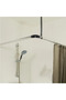 Adjustable corner connector for curtain rods - Stainless steel - 3