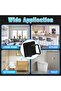 Two-pack of adhesive sponge racks for kitchen sinks, stainless steel sponge hooks, rust-proof, waterproof, no-drill adhesive sponge rack (black). - 5