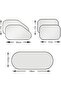 6 In 1 Car Windscreen Sun Shade/Curtains Heat Reflective Windshield Visor, Front and Rear - 3