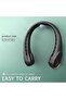 Portable neck fan - Strong wind - Air volume - 360° cooling - No hair pulling - Air volume on 2 sides - Non-slip - Fast charging - Long battery life - 4