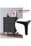4-Piece Set of Metal Furniture Legs, 4-inch (10 cm) Triangular Furniture Legs, Suitable for Sofas, Coffee Tables, TV Stands and Other Furniture... - 4
