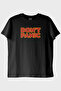 Don'T Panic Printed Humorous Black T-Shirt
