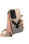 Samsung Galaxy S25 Ultra Compatible Hard Acrylic Back Silicone Edge Lens Protection Case