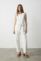 26Yblz01859 Women's Blouse with Tie Detail - 2