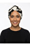 Cotton Patterned, Draped Waist, Stylish and Comfortable Hijab Bonnet with Agraf Detail on the Front - 2